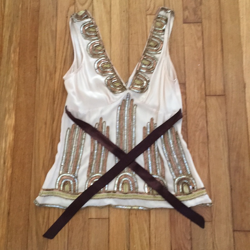 Tracey Reese beautiful beaded blouse